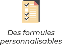 Des formules personnalisables