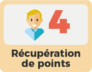 Stages de récupération de points