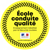 École de conduite qualité — enseignement labellisé par la Sécurité routière